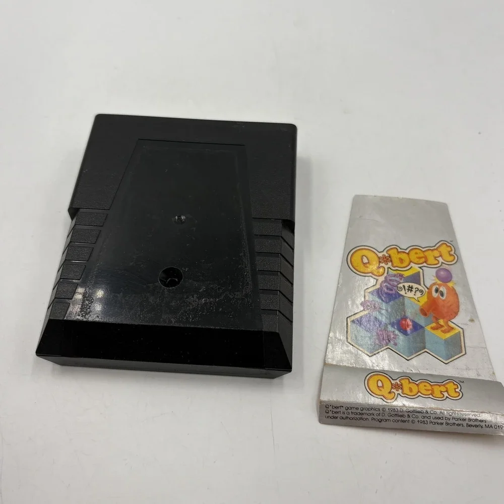 Vintage Q*bert‎ Atari 2600 Game Cartridge Parker Brothers NTSC UNTESTED